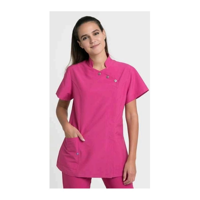 CASACA CRUZADA FUCSIA