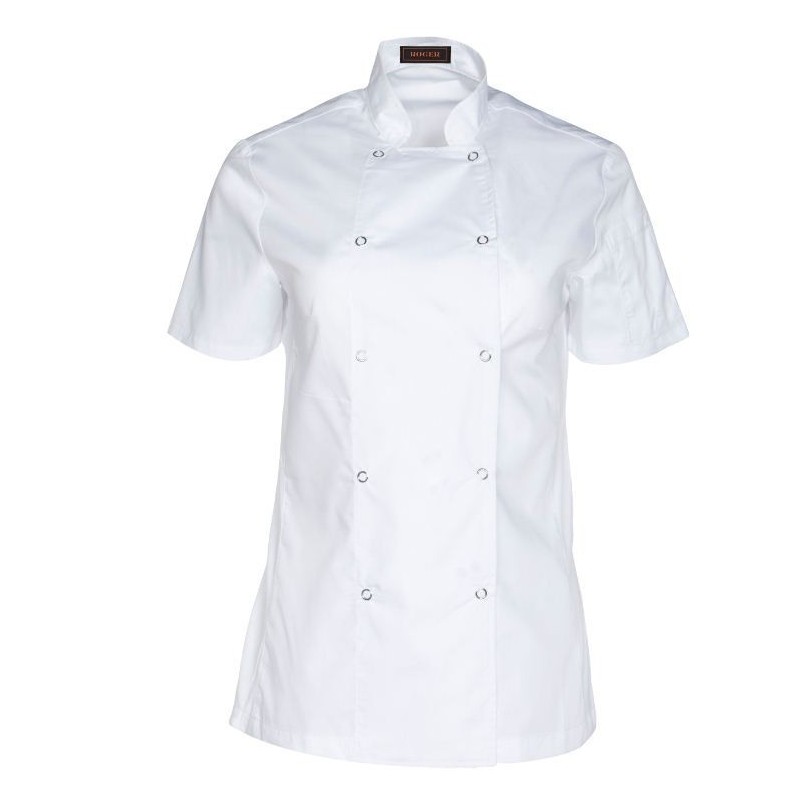 CHAQUETA COCINA MUJER MANGA CORTA