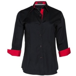 ⭐ CAMISA COMBINADA DE MUJER HOSTELERÍA | Azules de Vergara