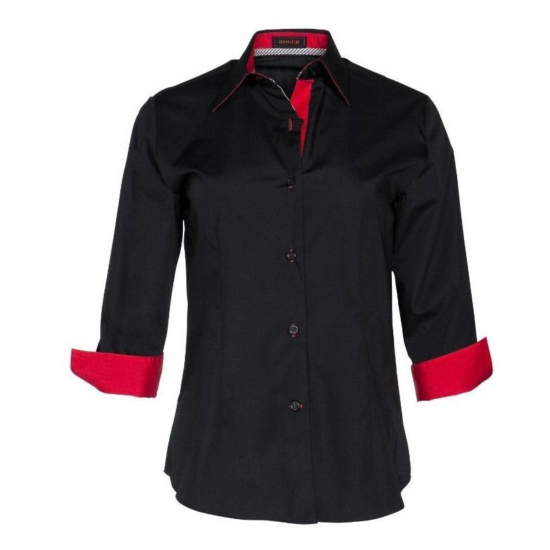 CAMISA COMBINADA DE MUJER HOSTELERÍA