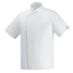 ⭐ CHAQUETA DE COCINA UNISEX COLORES BLANCO Y NEGRO | Azules de Vergara