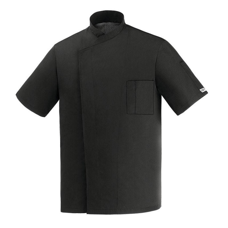 CHAQUETA DE COCINA UNISEX COLORES BLANCO Y NEGRO