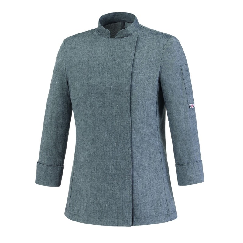 Chaqueta cocina lisa mujer