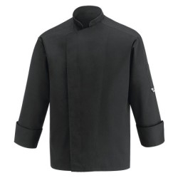 ⭐ CHAQUETA COCINA TODO NEGRO | Azules de Vergara
