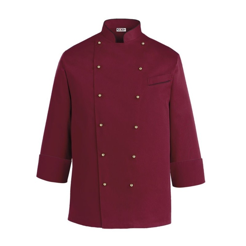 CHAQUETA COCINA BOTÓN ORO