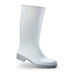 BOTA PVC ANTIÁCIDA BLANCA