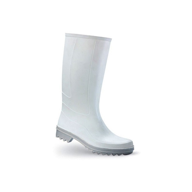 BOTA PVC ANTIÁCIDA BLANCA