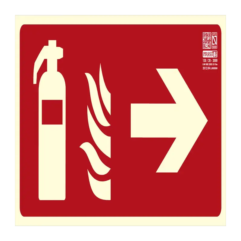 SEÑALES EXTINCIÓN DE INCENDIOS