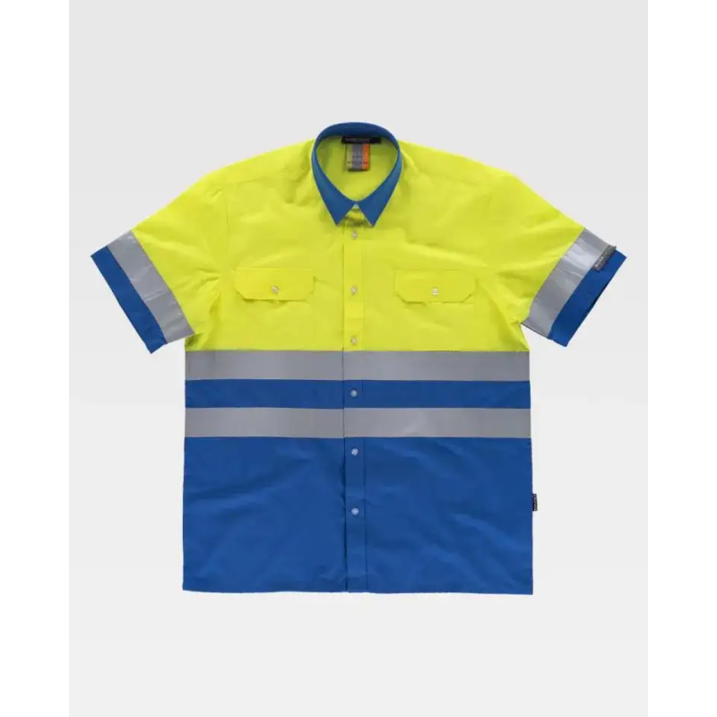 CAMISA MANGA CORTA COMBINADA ALTA VISIBILIDAD
