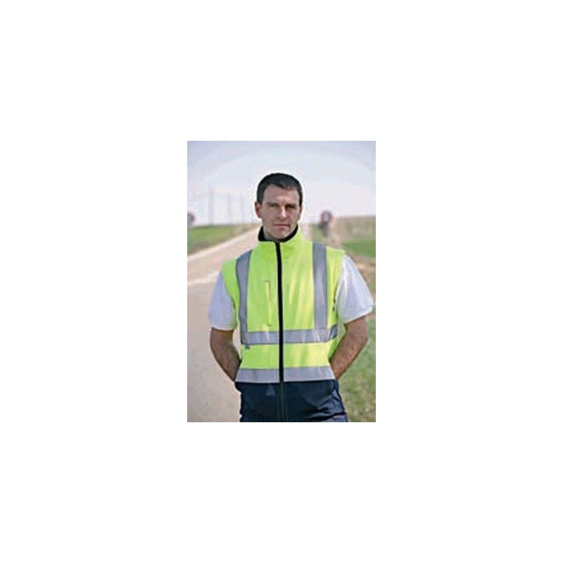 CHAQUETA SOFTSHELL ALTA VISIBILIDAD