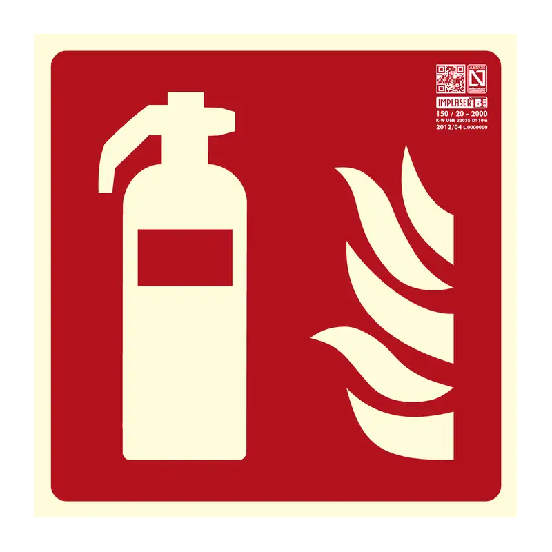 SEÑALES EXTINCIÓN DE INCENDIOS