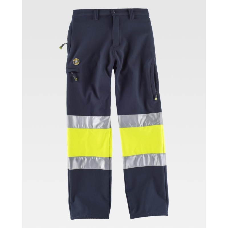 PANTALON WORKSHELL POLAR COMBI BANDAS