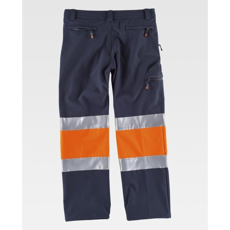 PANTALON WORKSHELL POLAR COMBI BANDAS