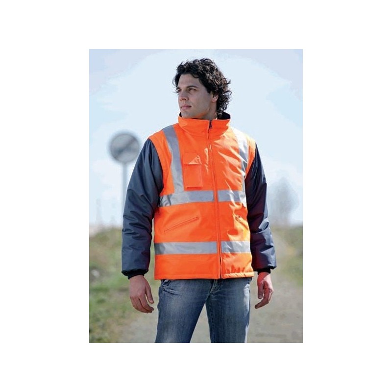 PARKA ALTA VISIBILIDAD DESMONTABLE Y REVERSIBLE