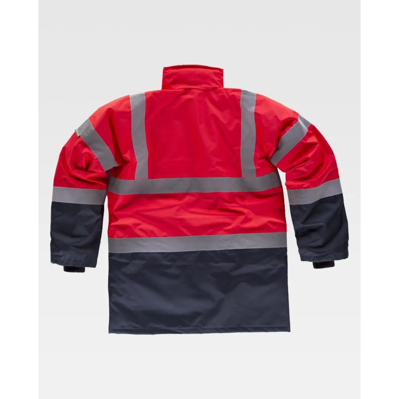 PARKA AV CINTAS REFLECTANTES