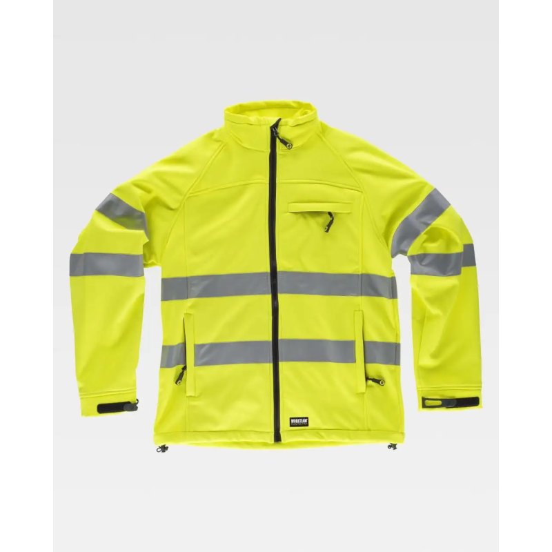 CHAQUETA WORSHELL ALTA VISIBILIDAD