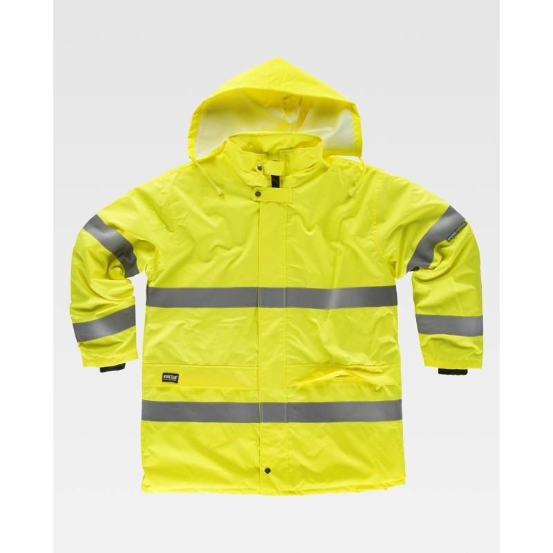 PARKA ACOLCHADA ALTA VISIBILIDAD CON REFLECTANTES