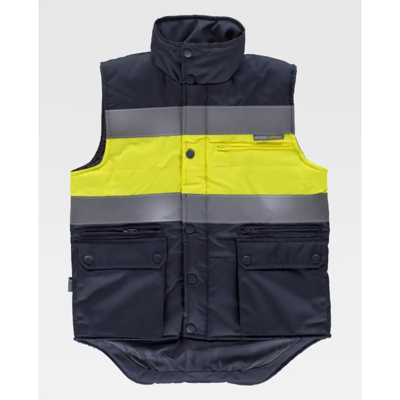 CHALECO AV BICOLOR ACOLCHADO