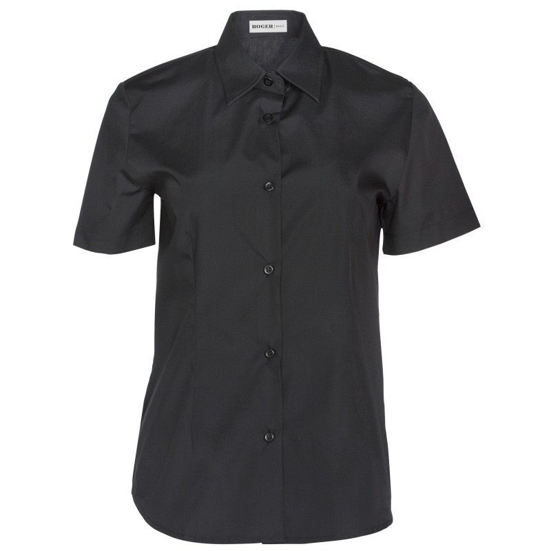 CAMISA MUJER CUELLO CAMISERO MANGA CORTA