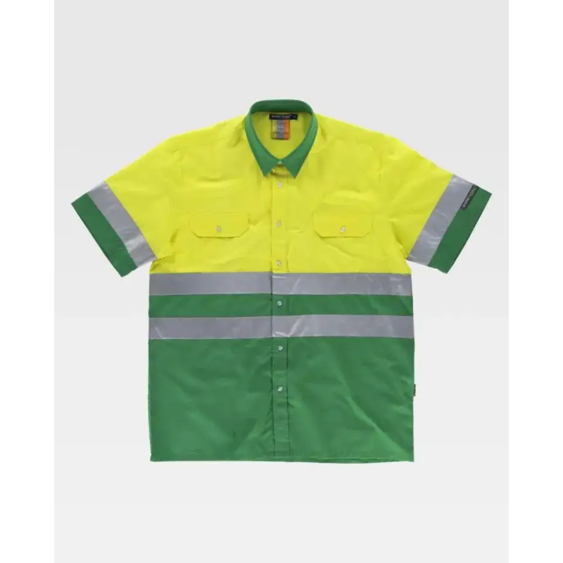 CAMISA MANGA CORTA COMBINADA ALTA VISIBILIDAD