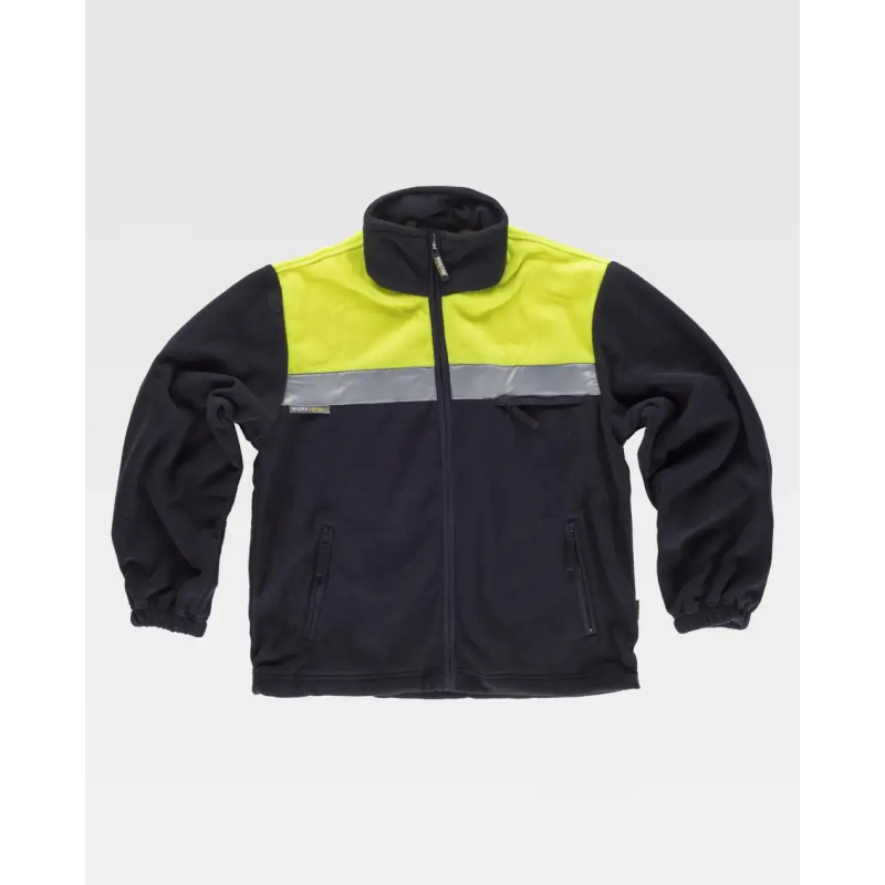 CHAQUETA POLAR ALTA VISIBILIDAD BICOLOR