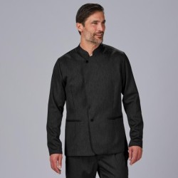 CHAQUETA COCINA CUELLO MAO SARGA