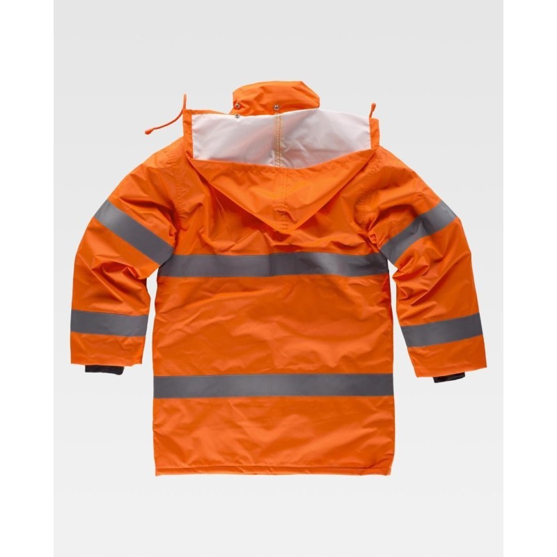 PARKA ACOLCHADA ALTA VISIBILIDAD CON REFLECTANTES