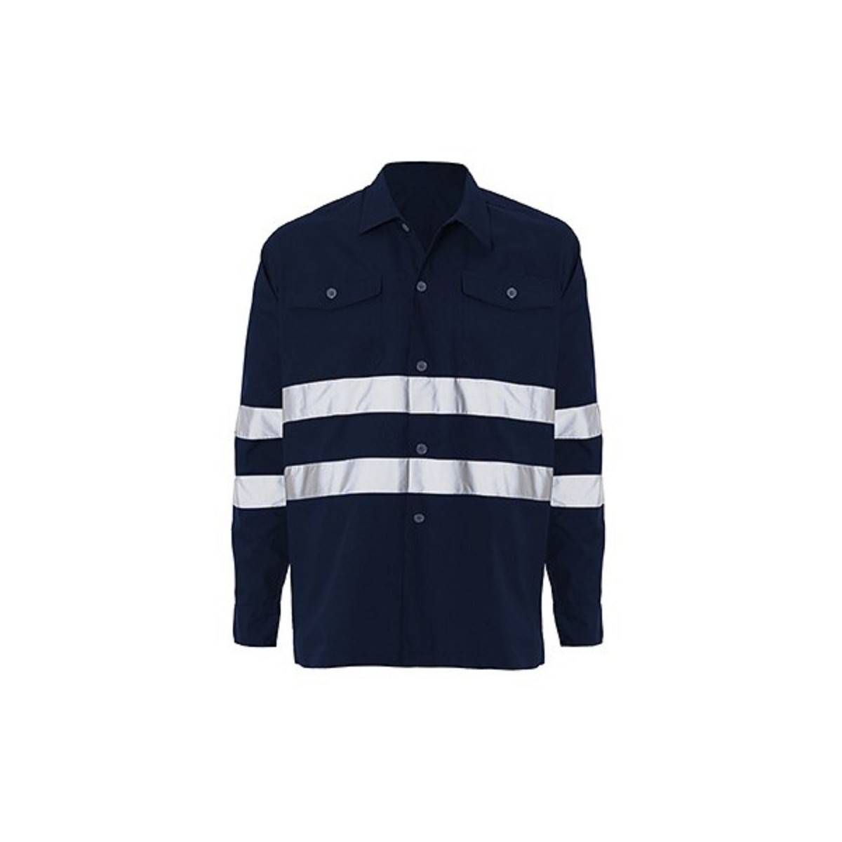 CAMISA CON BANDAS REFLECTANTES