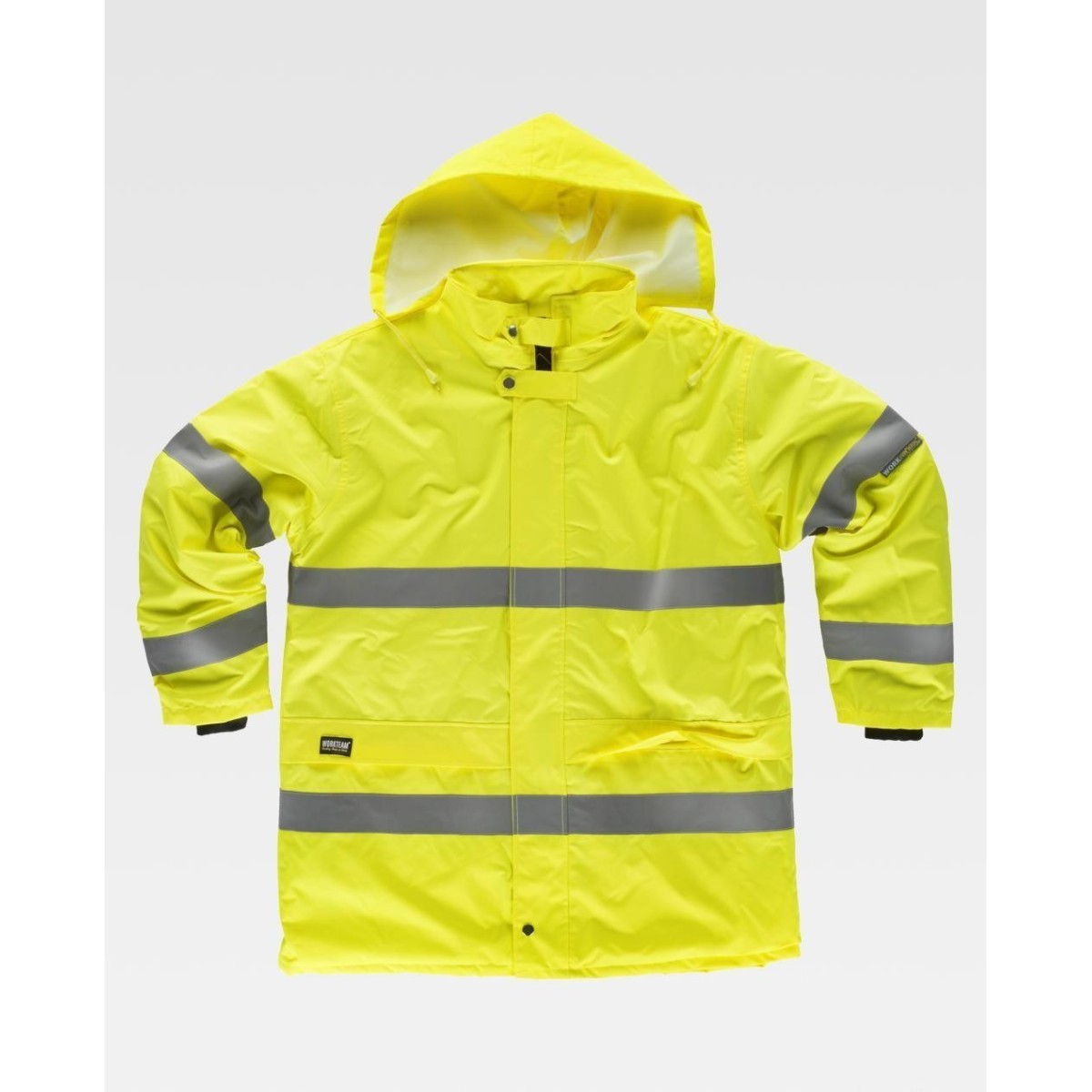 PARKA ACOLCHADA ALTA VISIBILIDAD CON REFLECTANTES