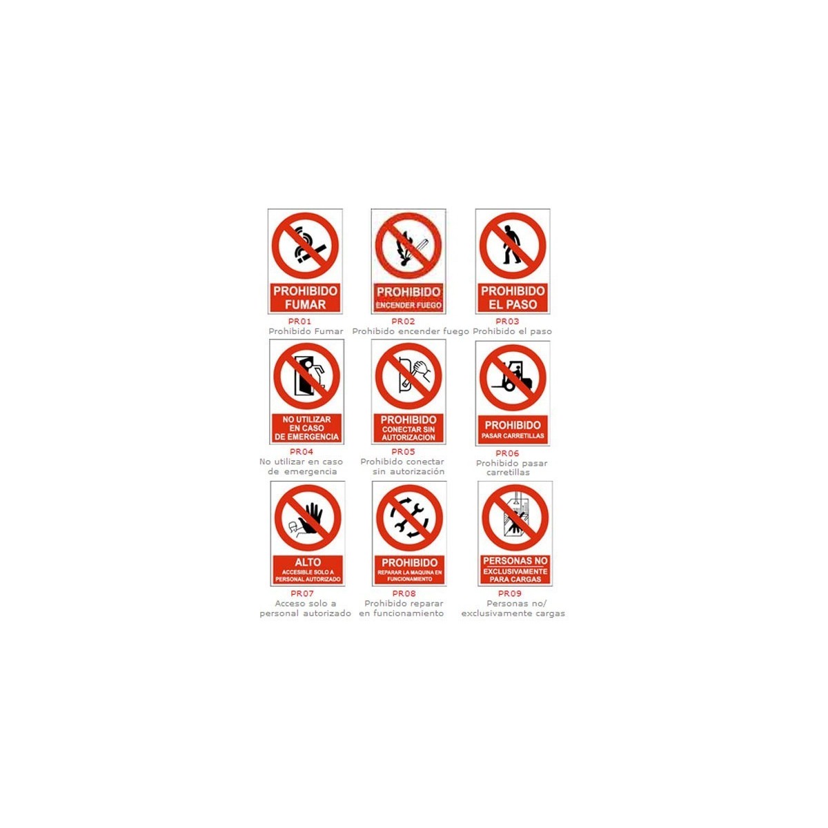 SEÑAL DE PROHIBICIÓN