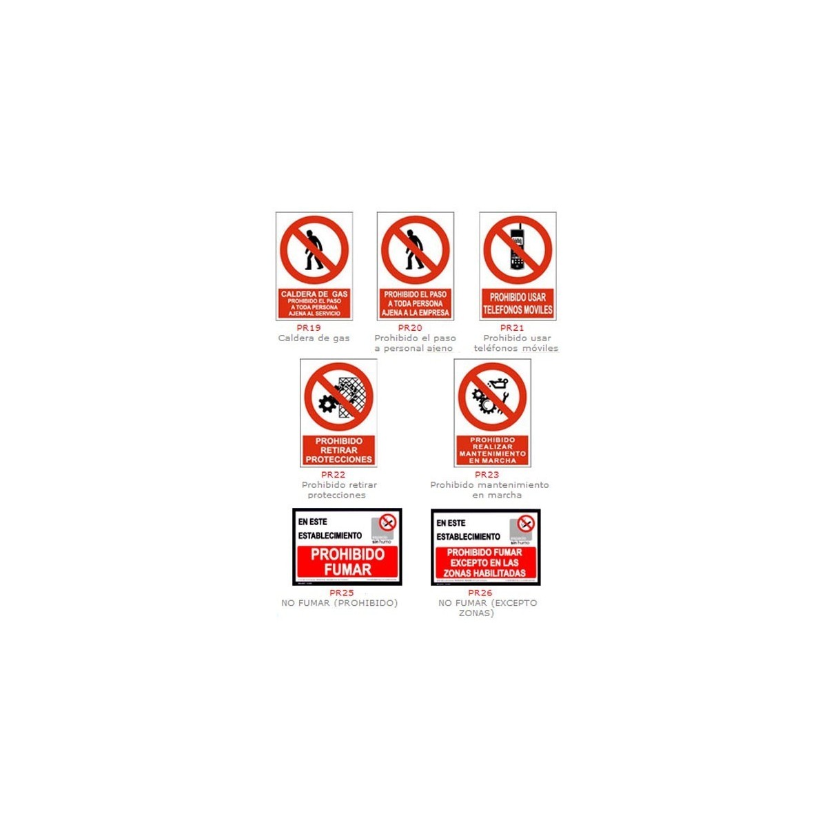 SEÑAL DE PROHIBICIÓN