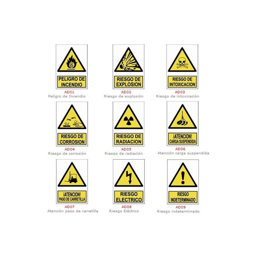 SEÑALES ADVERTENCIA PELIGROS