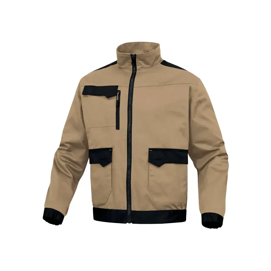 CAZADORA LABORAL FRENTE BEIGE