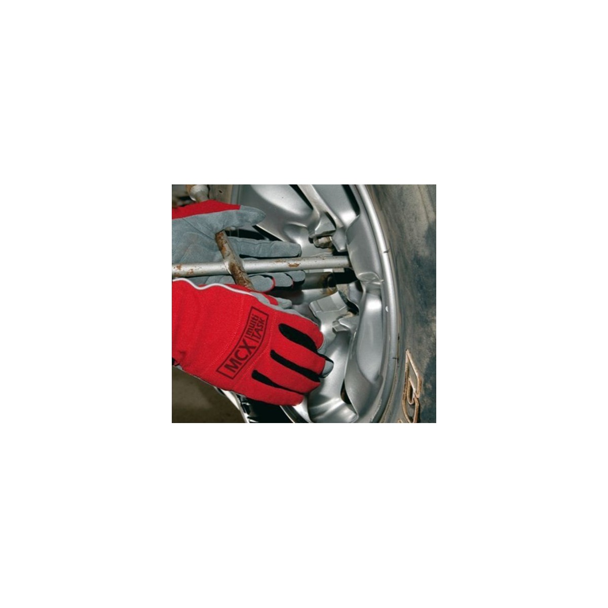 GUANTE PIEL SPANDEX MECANIX