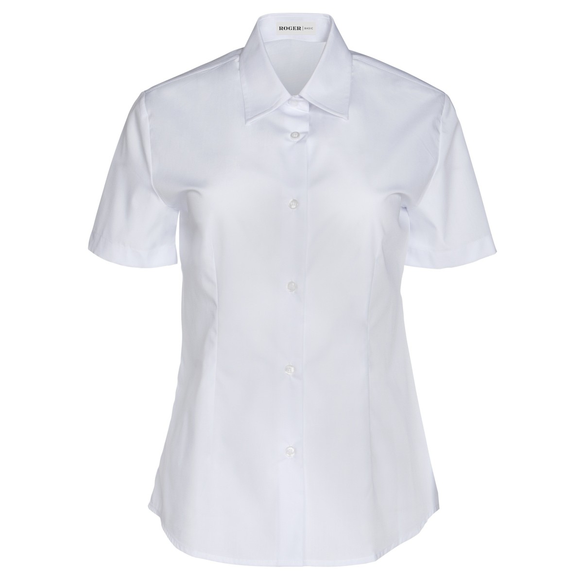 CAMISA MUJER CUELLO CAMISERO MANGA CORTA