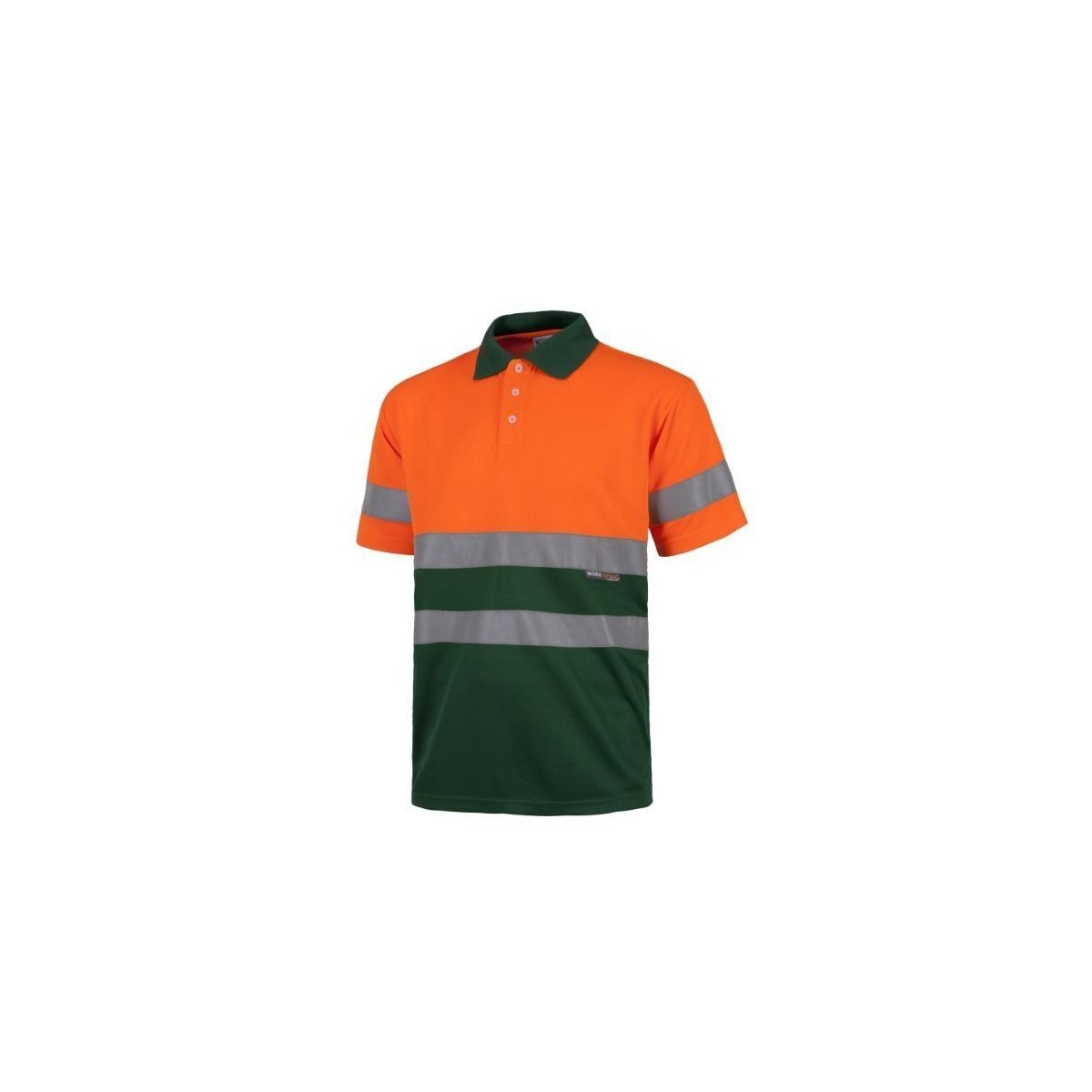 POLO ALTA VISIBILIDAD BICOLOR MANGA CORTA