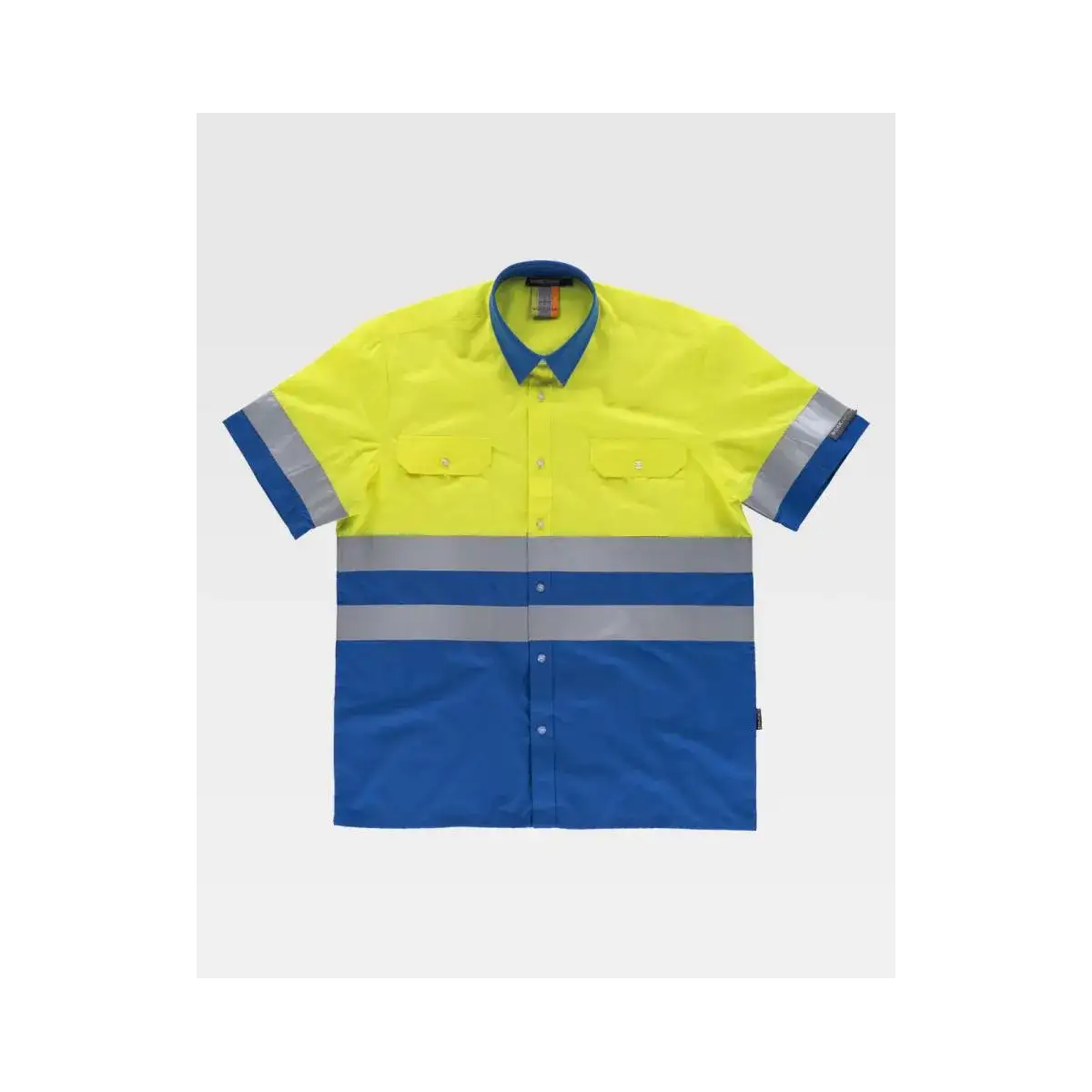 CAMISA MANGA CORTA COMBINADA ALTA VISIBILIDAD