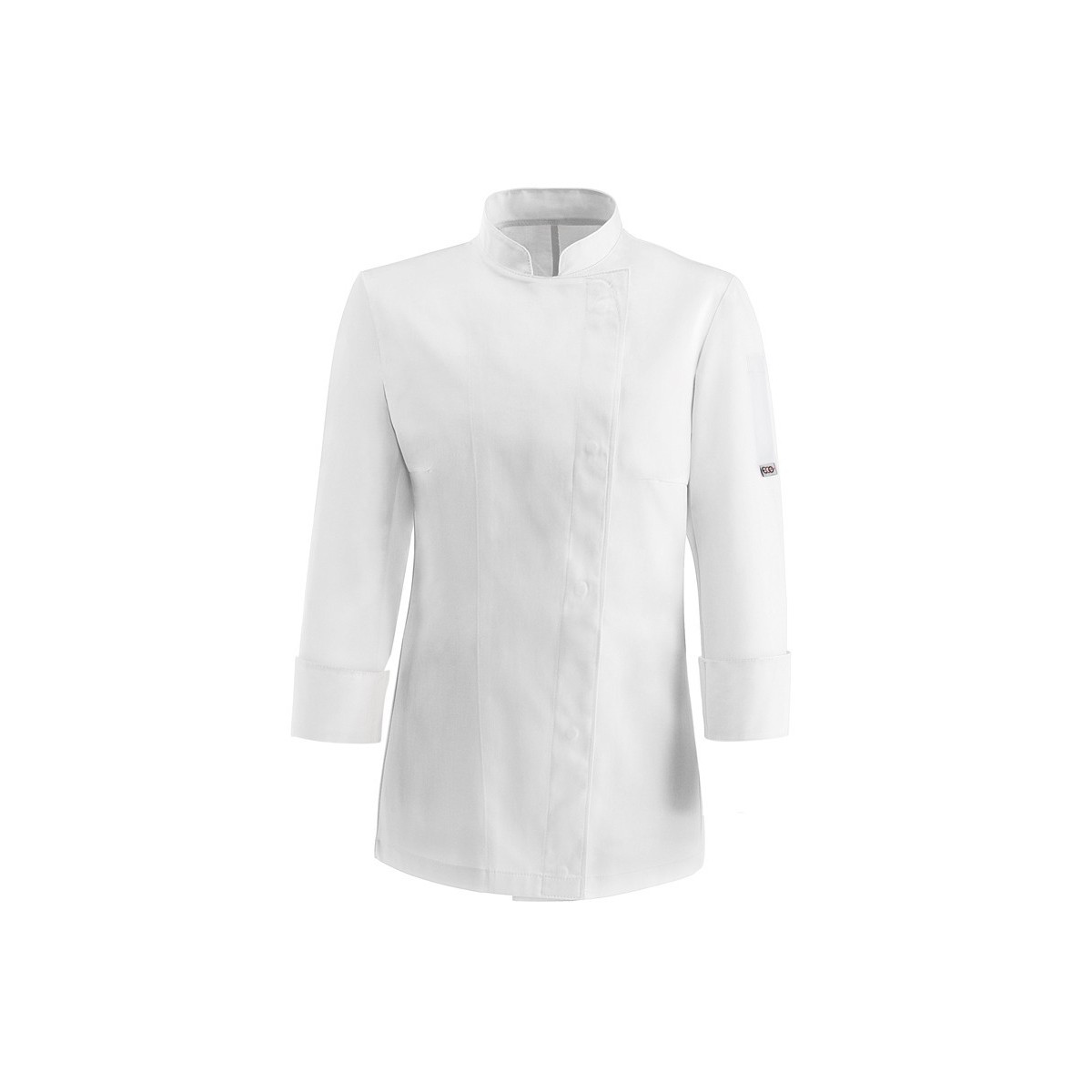 CHAQUETA COCINA MUJER CORCHETES