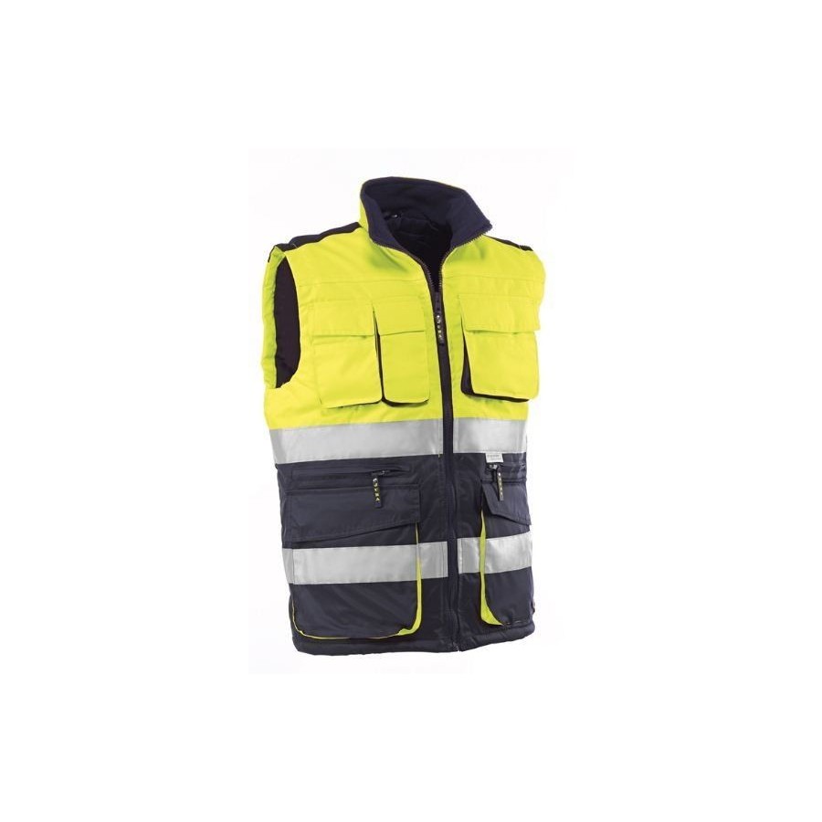 CHALECO MULTIBOLSILLO ALTA VISIBILIDAD AMARILLO