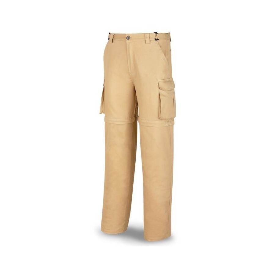 PANTALÓN DESMONTABLE MULTIBOLSILLOS BEIGE