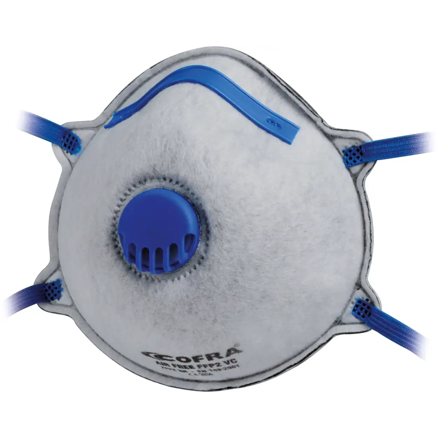 ⭐ MASCARILLA FFP2 VÁLVULA CARBÓN ACTIVO | Azules de Vergara