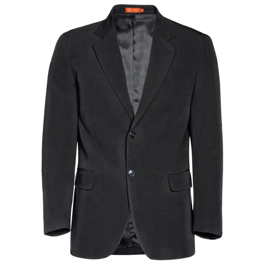 AMERICANA CBRO ELASTANO 2 BOTONES NEGRO