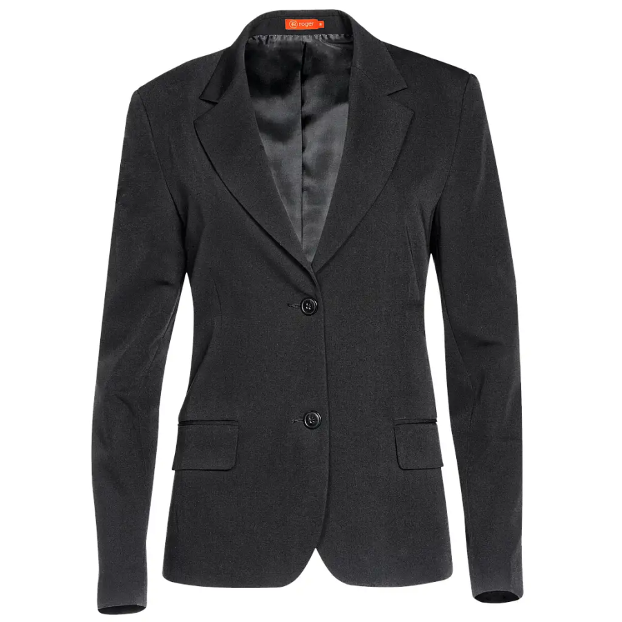 AMERICANA ELASTANO SRA 2 BOTONES NEGRO
