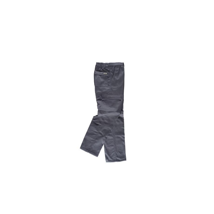 PANTALON FORRO POLAR MULTIBOLSILLO GRIS