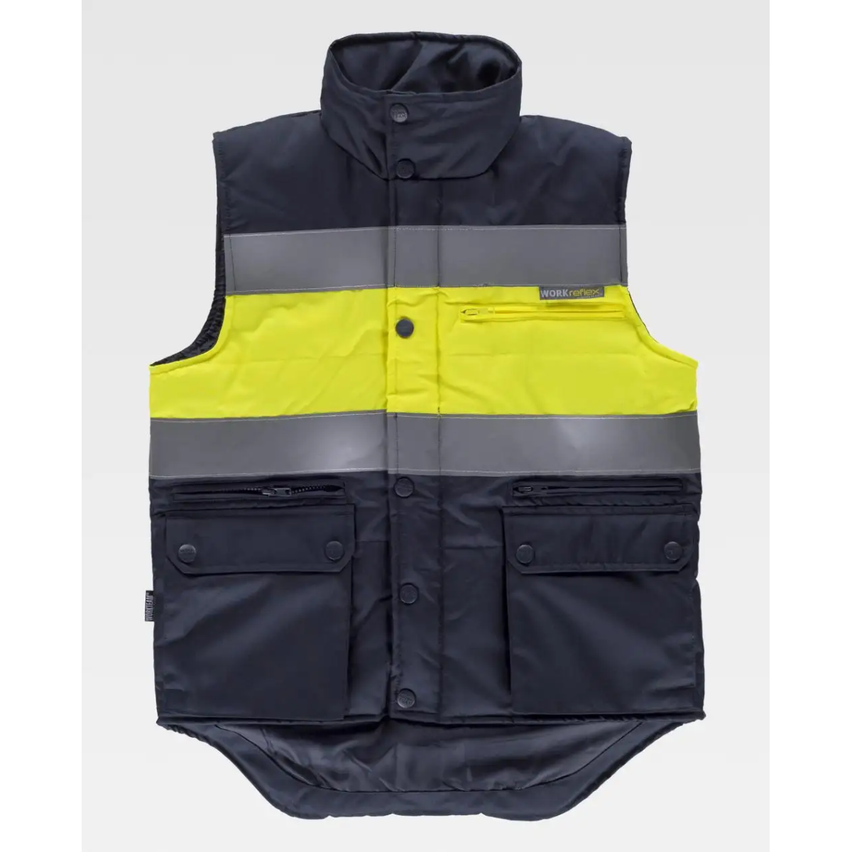 CHALECO AV BICOLOR ACOLCHADO