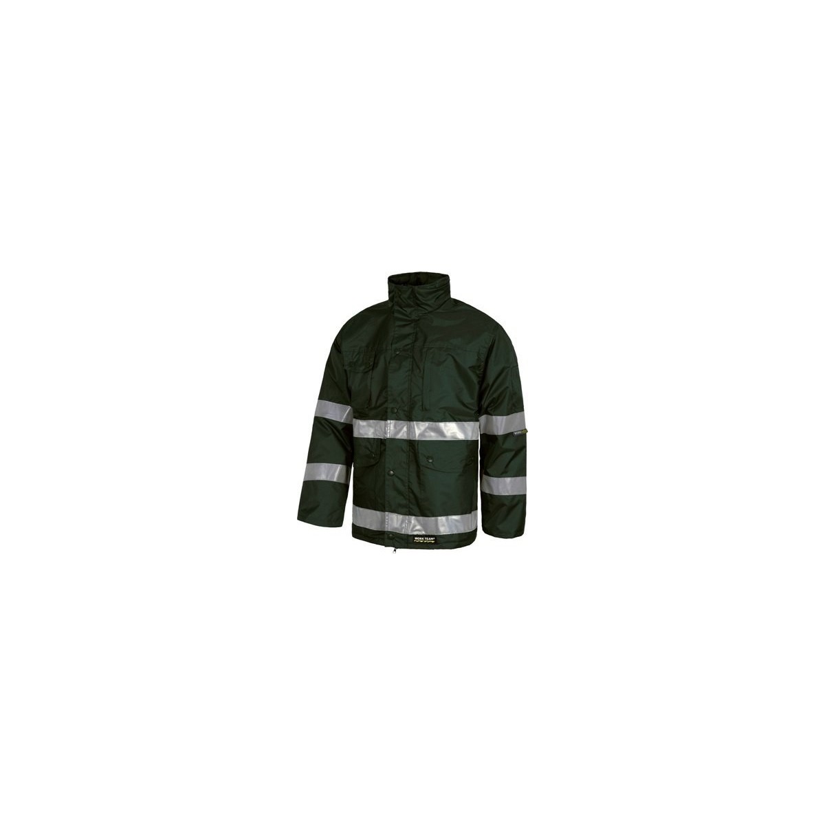 PARKA IMPERMEABLE CON BANDAS REFLECTANTES