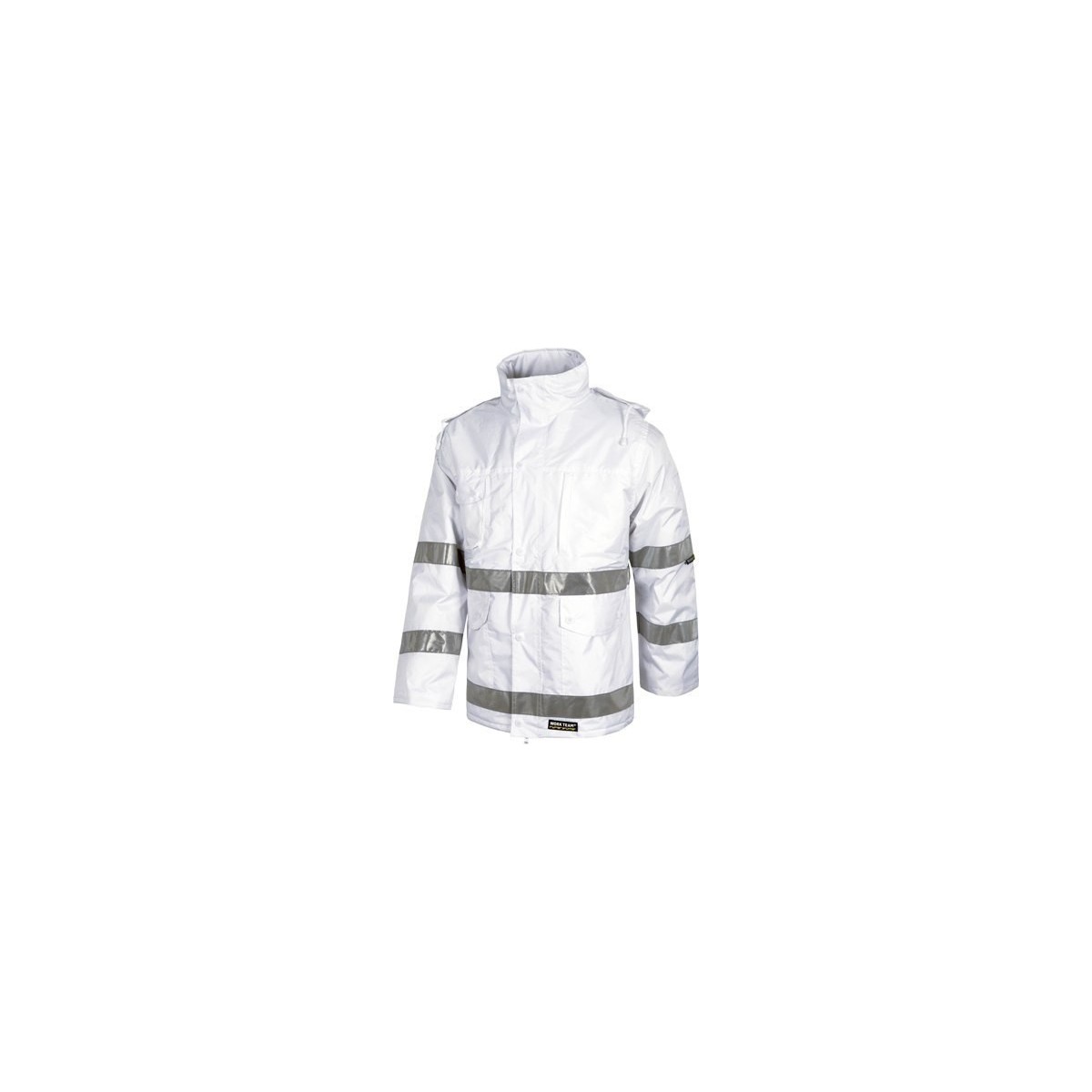 PARKA IMPERMEABLE CON BANDAS REFLECTANTES