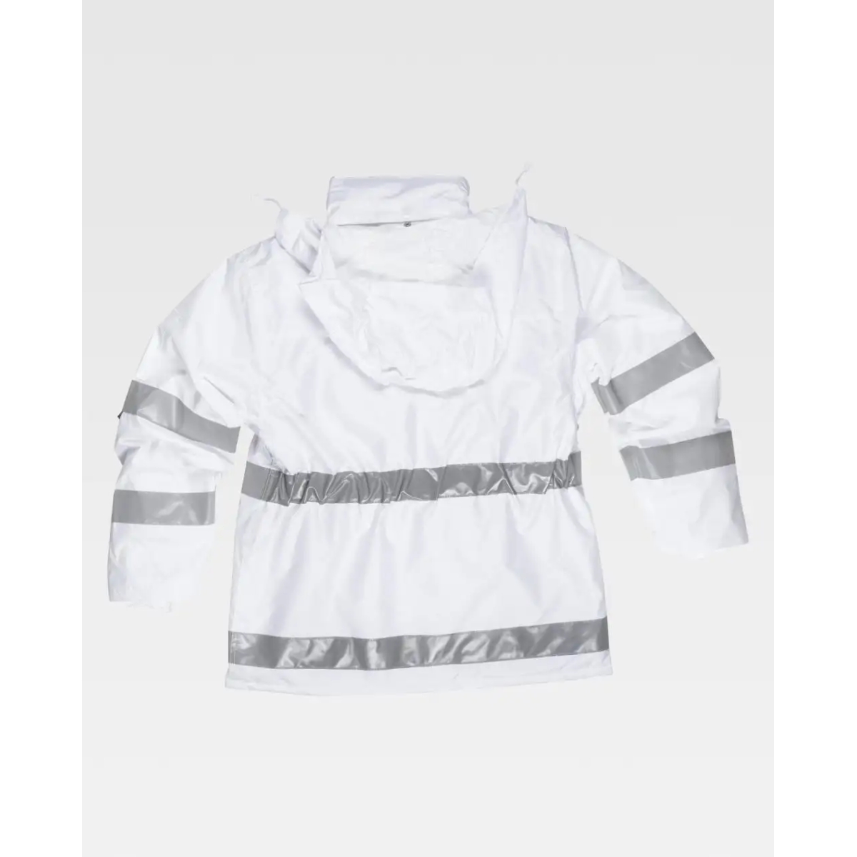 PARKA IMPERMEABLE CON BANDAS REFLECTANTES