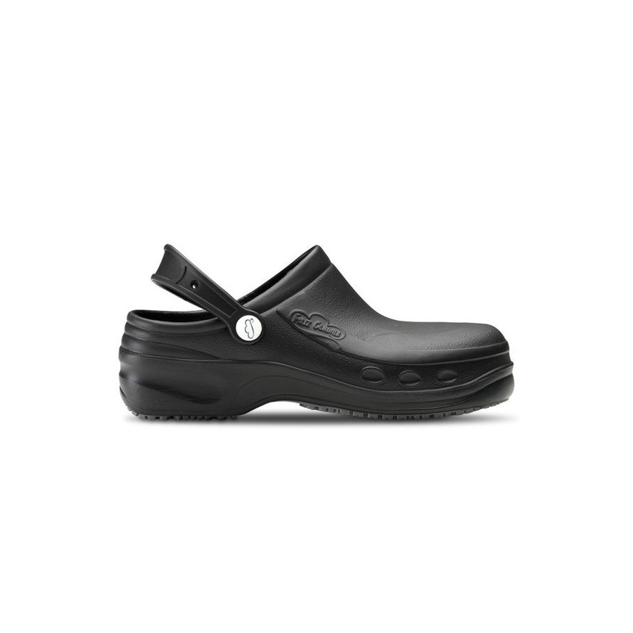 ZUECO FLOTANTE HORMA ANCHA Negro derecha