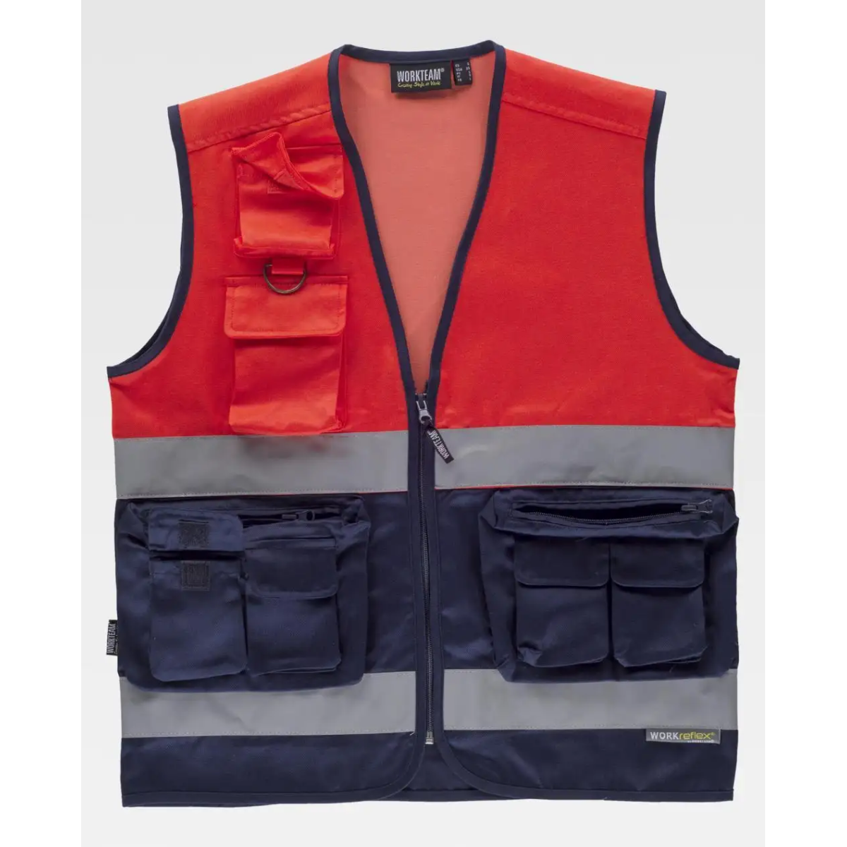 CHALECO BICOLOR CINTAS AV
